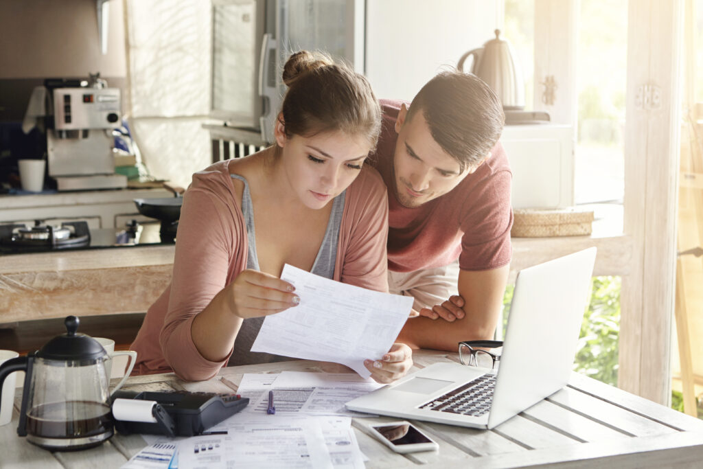 young homebuyers researching home value data