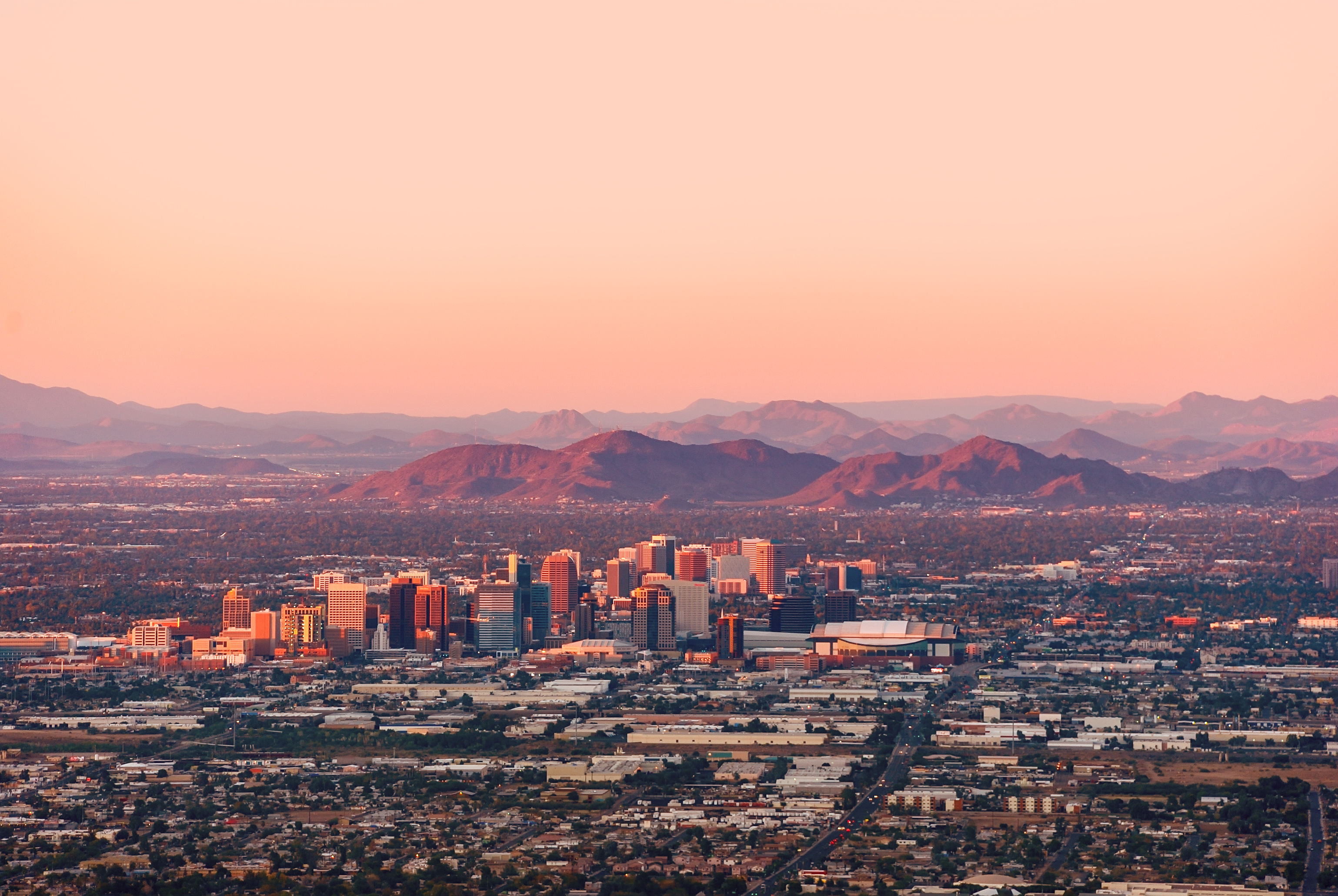 city line az at sunset