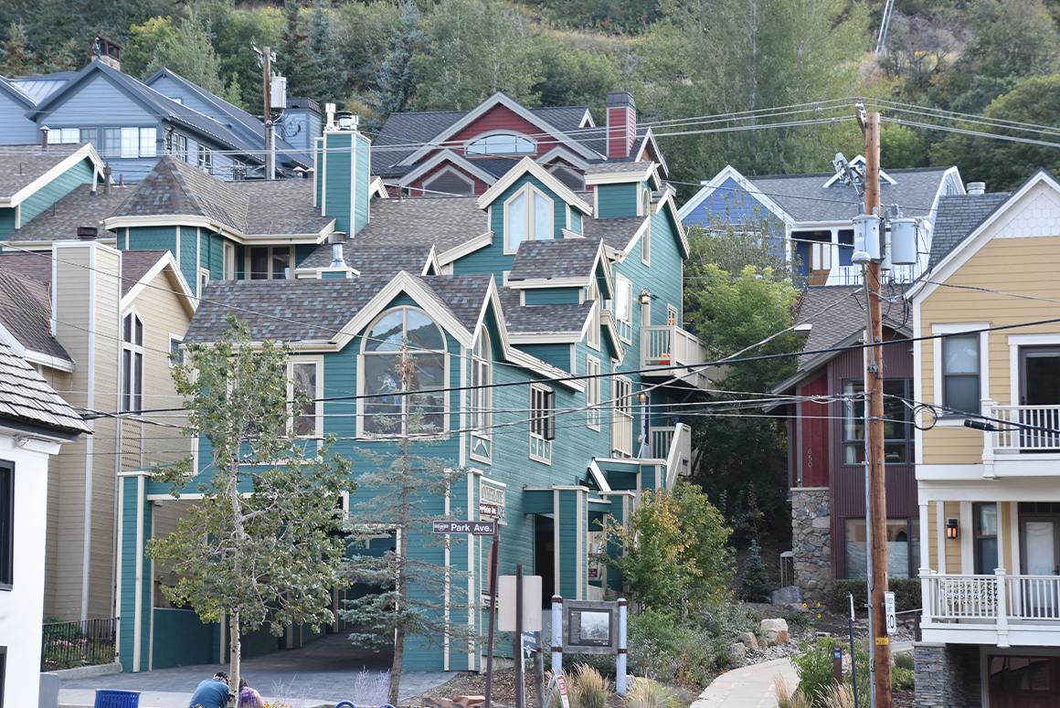 city view of Park City