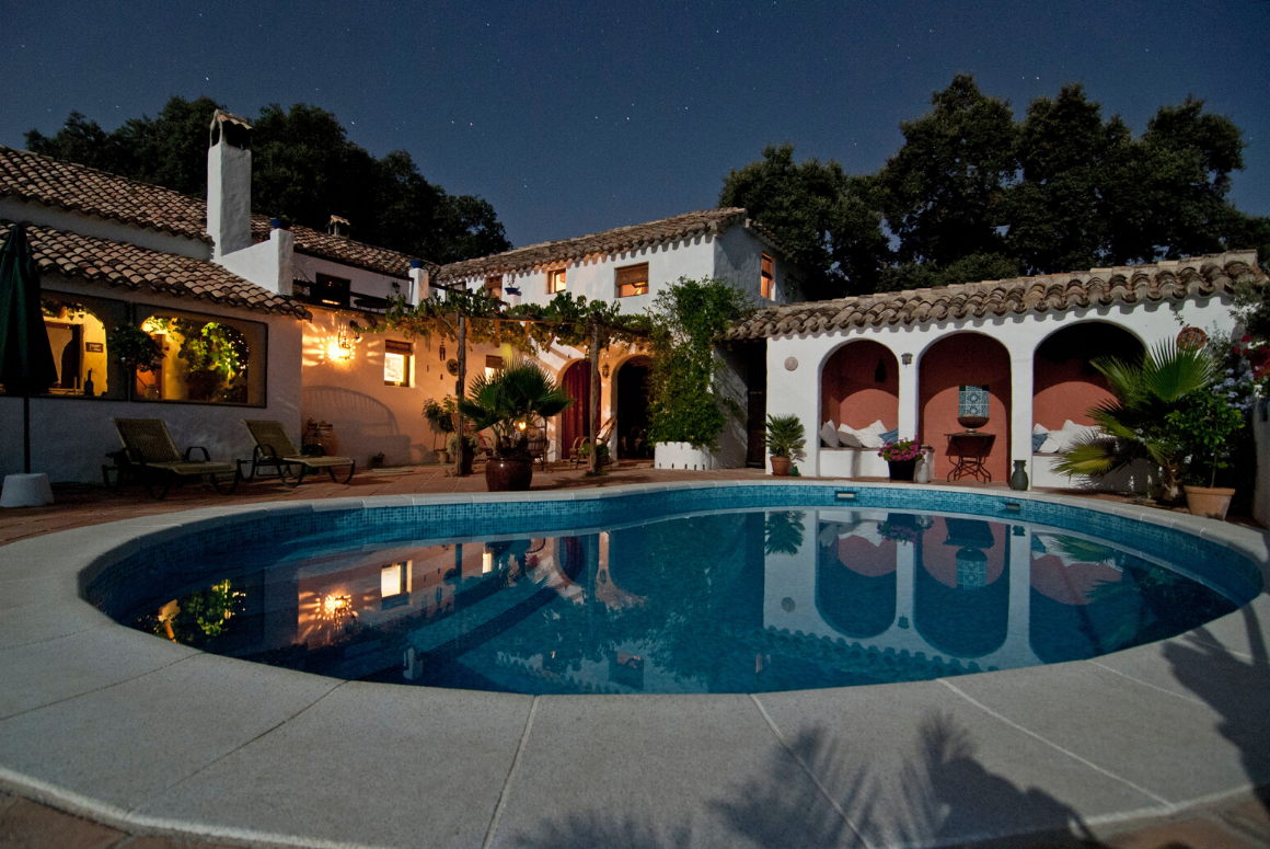 beautiful spanish style home with pool