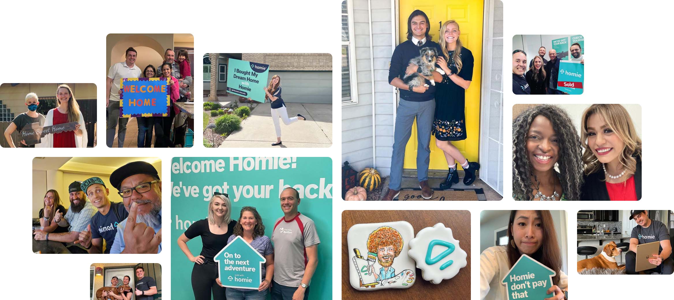 homie customer collage